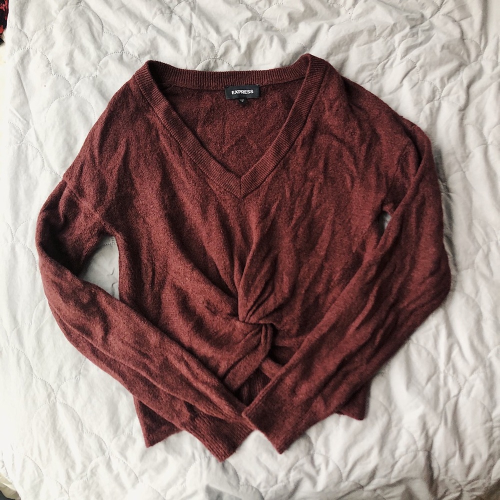 Express Maroon Sweater